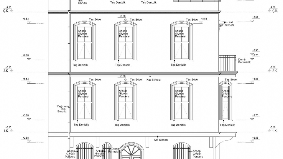 Beyoğlu Kagir Otel Restorasyon Projesi